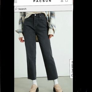 Pacsun high rise straight jeans